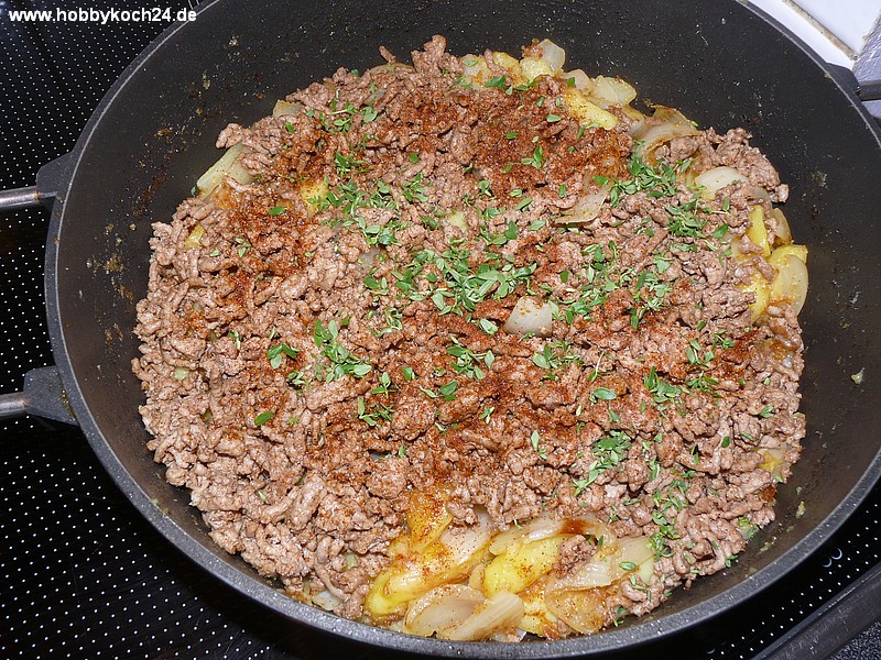 Kartoffelpfanne mit Hackfleisch - hobbykoch24.de