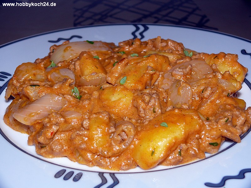 Kartoffelpfanne mit Hackfleisch - hobbykoch24.de