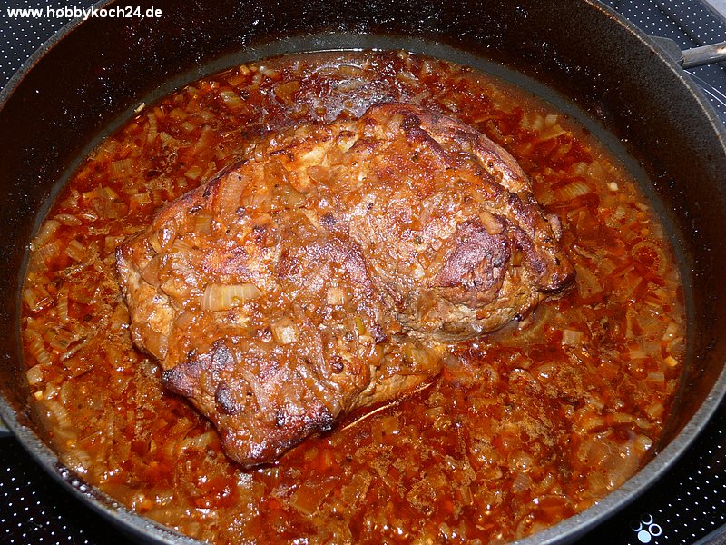 Schweinebraten in Biersoße - hobbykoch24.de